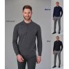 Polo Homme, Manches Longues, Maille Coton et Acrylique, Chic et Casual