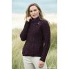 Veste Irlandaise pour Femme, Couleur Prune