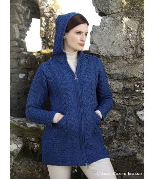 Sweat À Capuche pour Femme Pull en Tricot À Capuche pour Femme