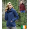 Veste Irlandaise, Femeture par Zip Celtique, Laine Merino Extra Douce