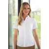 Chemisier Femme, Manches Courtes, Royal Oxford, Blanc