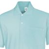 Polo femme et homme Menthe taille XS, manche courte, peut bouillir.