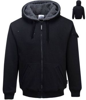 Blouson à Capuche Pewter avec Doublure Polaire, Stylé et Fonctionnel