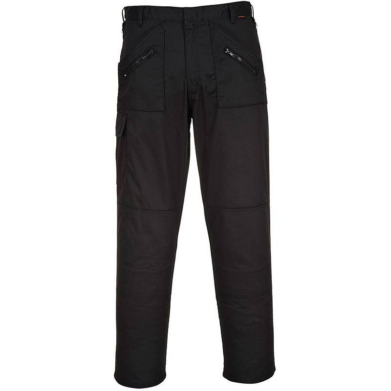 Pantalon de Travail Homme, Polyester Coton, Nombreuses Poches Zip