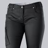 Jean Femme Noir, Coupe Modern Fit, 5 poches, Tissu Stretch