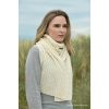 Superbe Echarpe Irlandaise Femme et Homme, Ecru