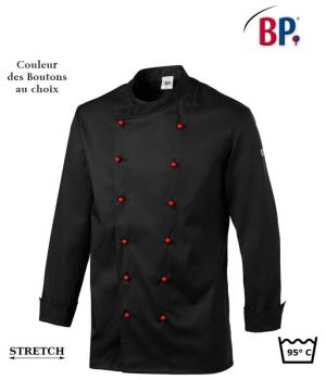Veste de Cuisine, Stretch, Peut Bouillir, Tailles S, M.