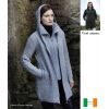 Très Chic Manteau Irlandais à Capuche, 100% Laine Mérinos Extra Douce