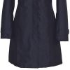 Manteau Femme, 5 boutons avec Zip, Marine