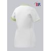 Tunique Médicale Femme BP®, Blanc et vert clair, Dos