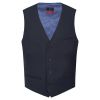 Gilet de Costume Homme, Qualité Premium, Marine