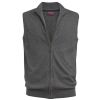 Gilet Homme sans Manches, Fermeture Zip, Anthracite