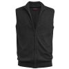 Gilet Homme sans Manches, Fermeture Zip, Noir