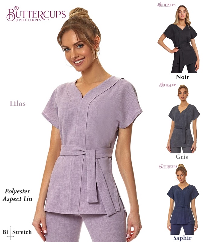 Blouse esthéticienne coton clearance