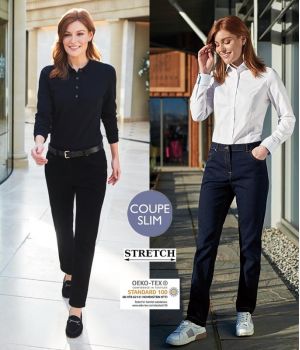 Jean Femme, Jambe étroite, Stretch, Style Elégant et Décontracté