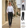 Pantalon femme, Jambe droite, 2 poches latérales, Polyester et Viscose