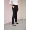 Pantalon femme chic, coupe droite, Noir