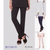 Pantalon Femme Capri, 100 % Polyester Bi-Stretch Confort