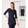 Blouse avec Manches 3/4, Coupe Flatteuse, Tissu Confort Bi-Stretch