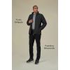 Veste Matelassée Homme Noire présenté avec Pantalon Coordonné