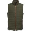 Gilet Matelassé Homme, Sans Manches, Olive