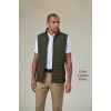 Gilet Matelassé Homme, Imperméable et Chaud, Olive