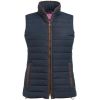 Gilet Matelassé Femme, Imperméable et Chaud, Marine