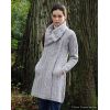 Magnifique Beau Manteau Irlandais Femme, gris clair