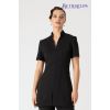 Blouse Beauté, Bi-Stretch Confort, Zip Devant, Noir