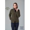 Polaire Femme et Homme, Couleur Olive, Porté avec Pantalon Cargo Marine