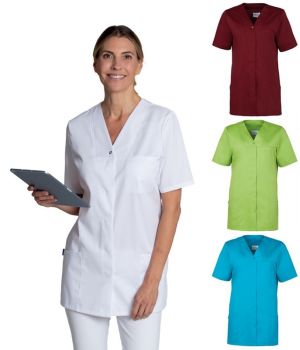 Blouse Médicale Femme, Peut Bouillir à 95°C, Boutons Pression dissimulés