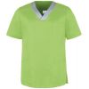 Blouse Médicale Femme et Homme, Coupe Sport, Vert de Mai et gris argent