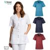 Blouse Médicale Femme, Lyocell et Polyester, Boutons Pression