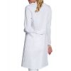 Blouse Médicale Femme, Col officier, Boutons Pression, Tissu Lyocell TENCEL™