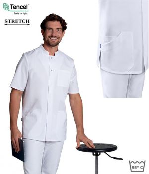 Tunique Médicale Homme, Confort du Lyocell TENCEL™ et du Stretch