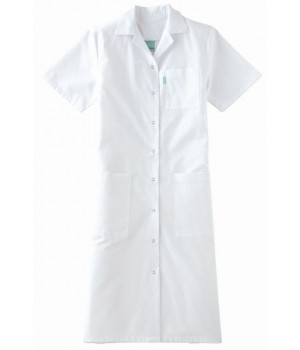 Blouse blanche femme Adolphe Lafont manche courte, confort