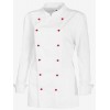 Veste de cuisine femme avec boutons amovibles