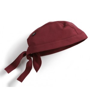 Bandana Restaurant, Couleur Bordeaux, peut bouillir, Le pack de 2
