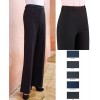 Pantalon femme taille basse, confortable et facile d'entretien, pour une apparence impeccable