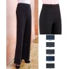Pantalon femme taille haute, confortable et facile d'entretien, pour une apparence impeccable