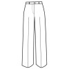 Croquis pantalon femme