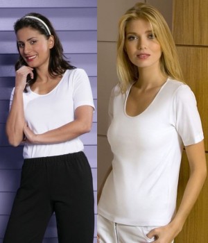 tee shirt femme manches courtes