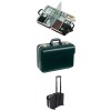 Mallette médicale NOVA, Simili, cadre aluminium, anti-frottement, avec trolley