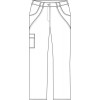 Croquis pantalon médical femme blanc