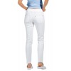 Pantalon travail slim blanc femme