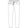 Croquis pantalon femme slim