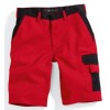 bermuda short travail Rouge/noir