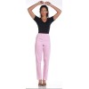 Pantalon médical taille élastique Sans poche Rose 