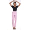 Pantalon médical taille élastique Sans poche Rose 