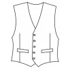 Gilet costume homme Schéma